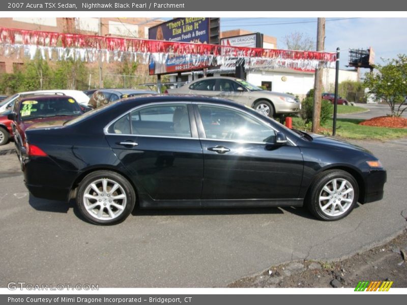 Nighthawk Black Pearl / Parchment 2007 Acura TSX Sedan