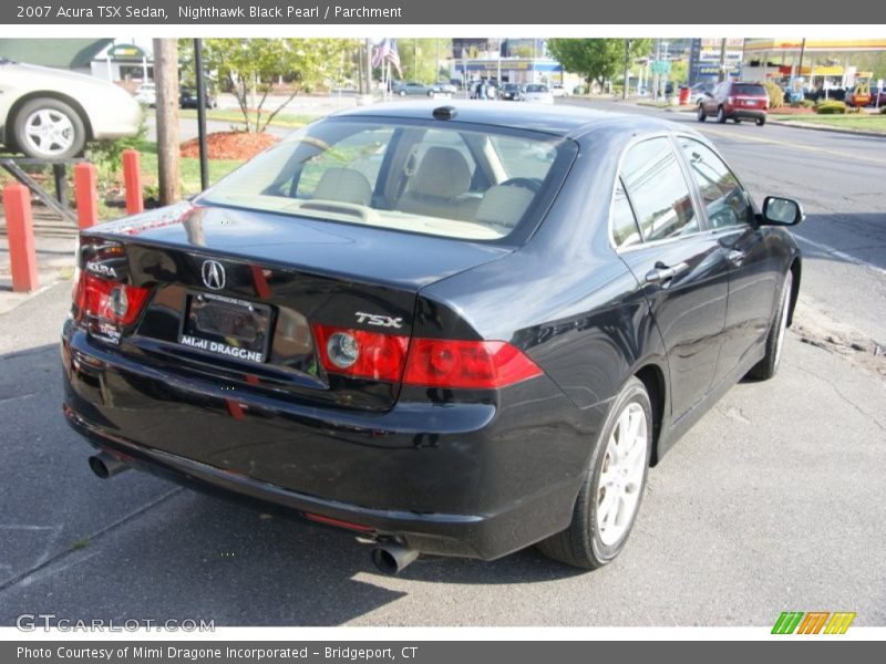 Nighthawk Black Pearl / Parchment 2007 Acura TSX Sedan