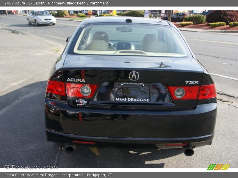 Nighthawk Black Pearl / Parchment 2007 Acura TSX Sedan