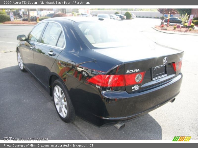 Nighthawk Black Pearl / Parchment 2007 Acura TSX Sedan