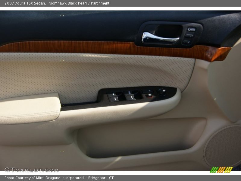 Nighthawk Black Pearl / Parchment 2007 Acura TSX Sedan