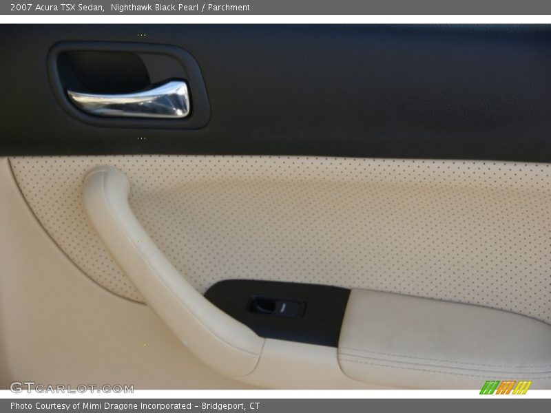 Nighthawk Black Pearl / Parchment 2007 Acura TSX Sedan