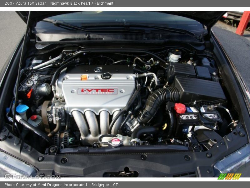 Nighthawk Black Pearl / Parchment 2007 Acura TSX Sedan