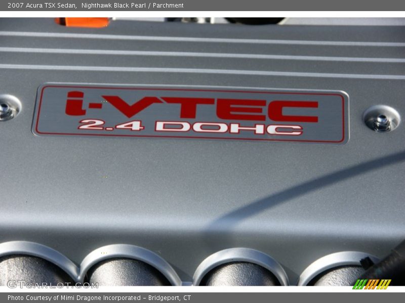 Nighthawk Black Pearl / Parchment 2007 Acura TSX Sedan