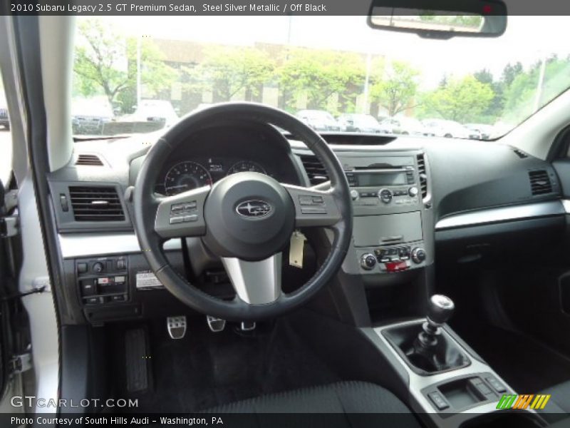 Steel Silver Metallic / Off Black 2010 Subaru Legacy 2.5 GT Premium Sedan
