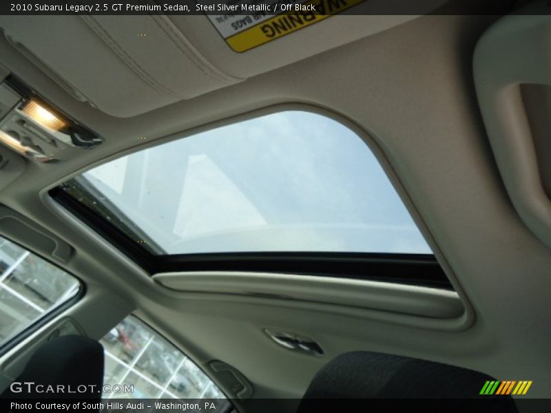 Steel Silver Metallic / Off Black 2010 Subaru Legacy 2.5 GT Premium Sedan