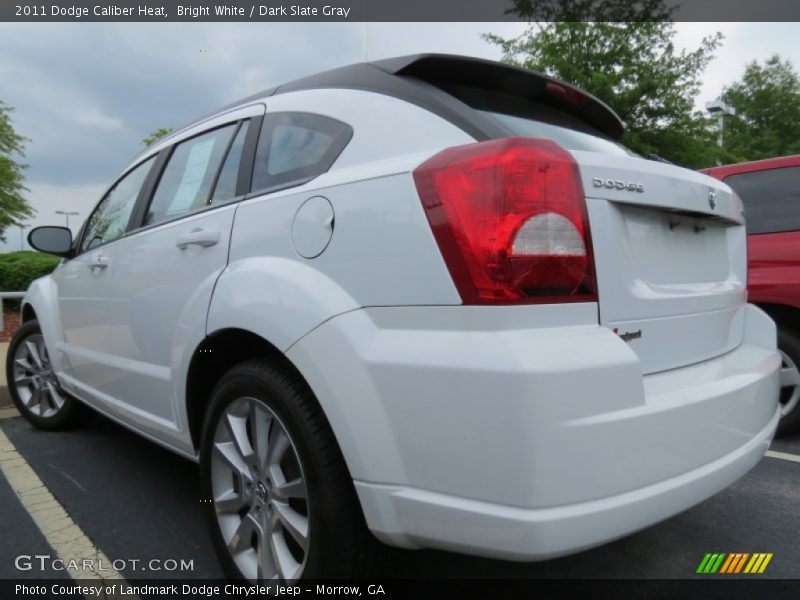 Bright White / Dark Slate Gray 2011 Dodge Caliber Heat