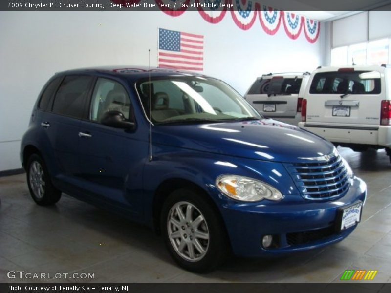 Deep Water Blue Pearl / Pastel Pebble Beige 2009 Chrysler PT Cruiser Touring