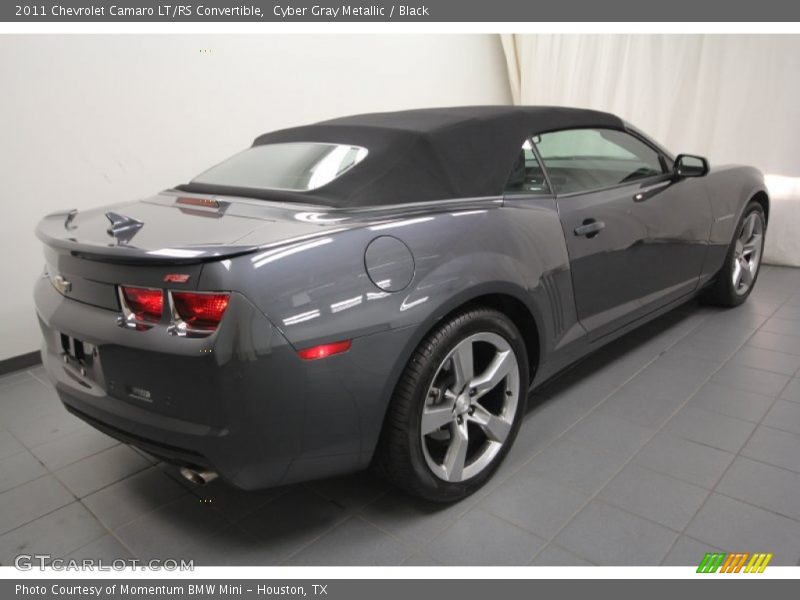 Cyber Gray Metallic / Black 2011 Chevrolet Camaro LT/RS Convertible