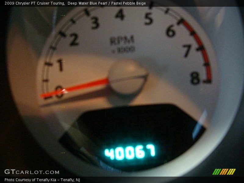 Deep Water Blue Pearl / Pastel Pebble Beige 2009 Chrysler PT Cruiser Touring