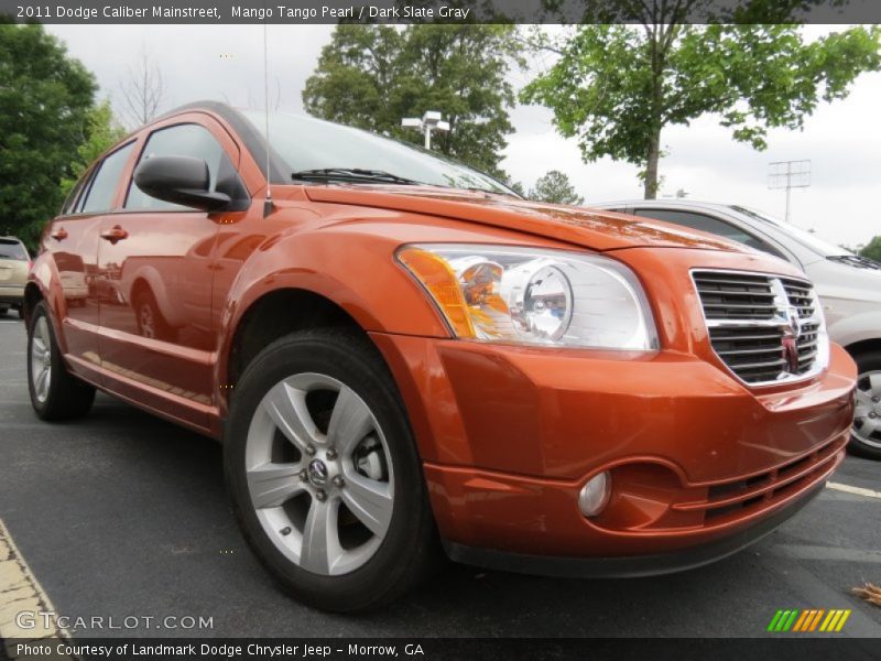 Mango Tango Pearl / Dark Slate Gray 2011 Dodge Caliber Mainstreet