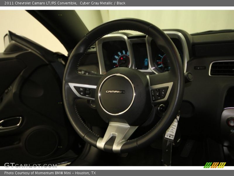 Cyber Gray Metallic / Black 2011 Chevrolet Camaro LT/RS Convertible