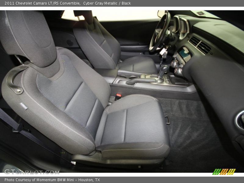 Cyber Gray Metallic / Black 2011 Chevrolet Camaro LT/RS Convertible