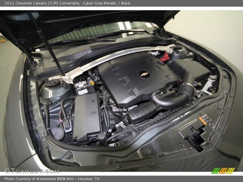Cyber Gray Metallic / Black 2011 Chevrolet Camaro LT/RS Convertible
