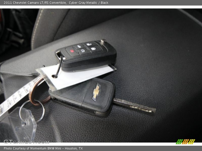 Cyber Gray Metallic / Black 2011 Chevrolet Camaro LT/RS Convertible