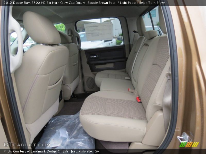  2012 Ram 3500 HD Big Horn Crew Cab Dually Light Pebble Beige/Bark Brown Interior