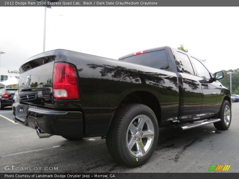 Black / Dark Slate Gray/Medium Graystone 2012 Dodge Ram 1500 Express Quad Cab