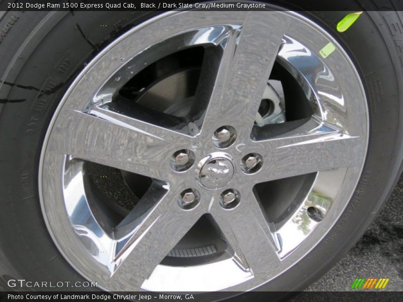 Black / Dark Slate Gray/Medium Graystone 2012 Dodge Ram 1500 Express Quad Cab