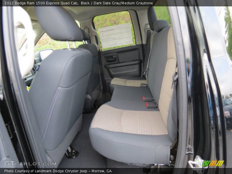 Black / Dark Slate Gray/Medium Graystone 2012 Dodge Ram 1500 Express Quad Cab
