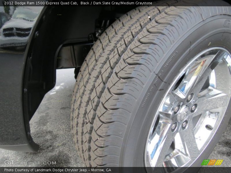 Black / Dark Slate Gray/Medium Graystone 2012 Dodge Ram 1500 Express Quad Cab
