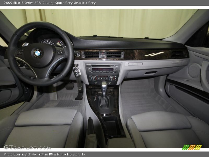 Space Grey Metallic / Grey 2009 BMW 3 Series 328i Coupe