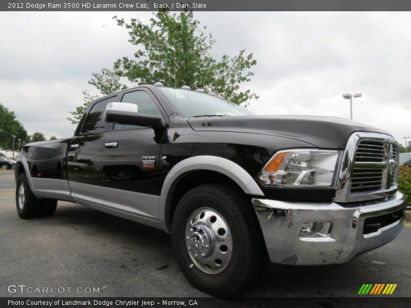 Black / Dark Slate 2012 Dodge Ram 3500 HD Laramie Crew Cab