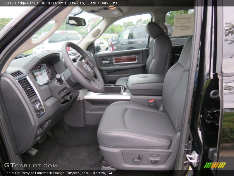 Black / Dark Slate 2012 Dodge Ram 3500 HD Laramie Crew Cab