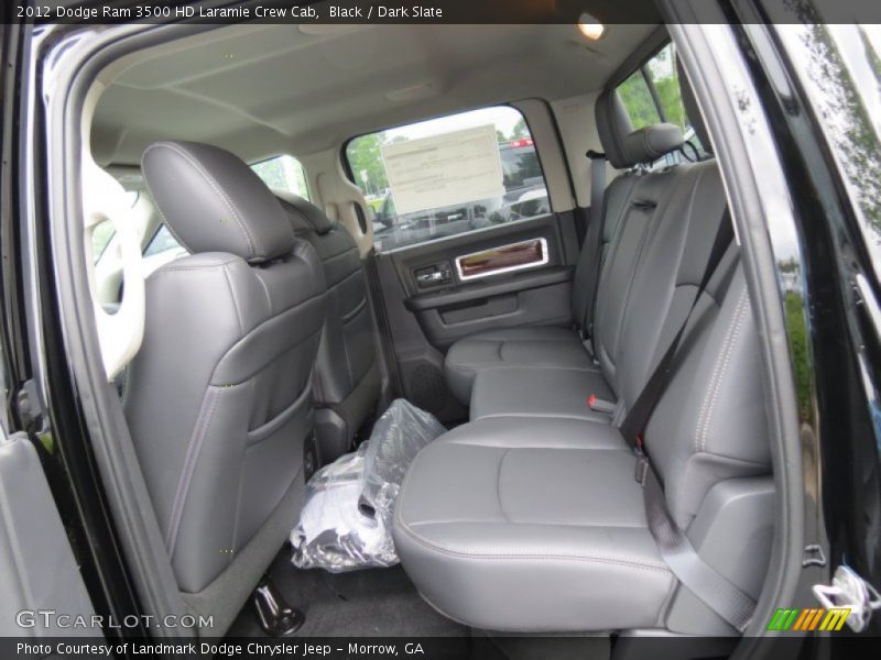 Black / Dark Slate 2012 Dodge Ram 3500 HD Laramie Crew Cab