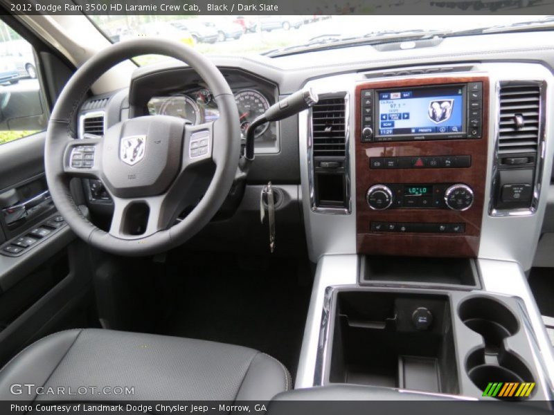 Black / Dark Slate 2012 Dodge Ram 3500 HD Laramie Crew Cab