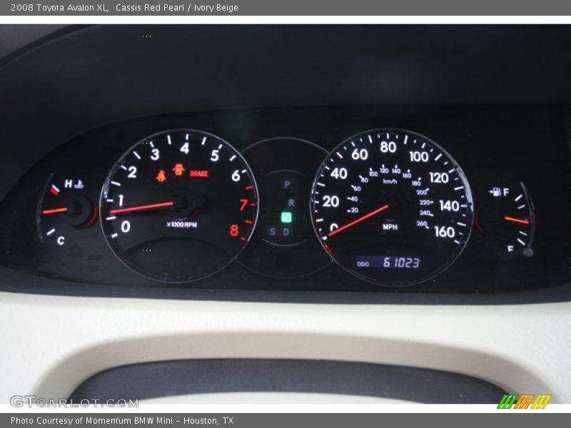 Cassis Red Pearl / Ivory Beige 2008 Toyota Avalon XL