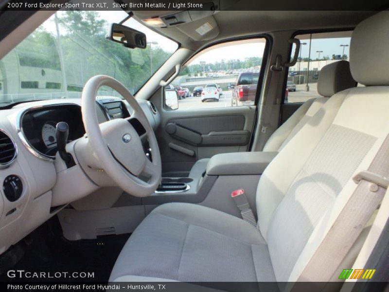 Silver Birch Metallic / Light Stone 2007 Ford Explorer Sport Trac XLT