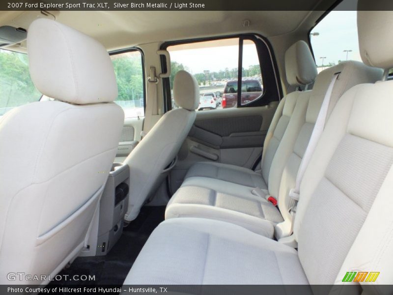 Silver Birch Metallic / Light Stone 2007 Ford Explorer Sport Trac XLT