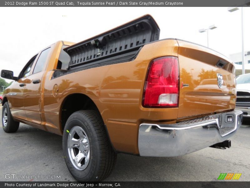 Tequila Sunrise Pearl / Dark Slate Gray/Medium Graystone 2012 Dodge Ram 1500 ST Quad Cab