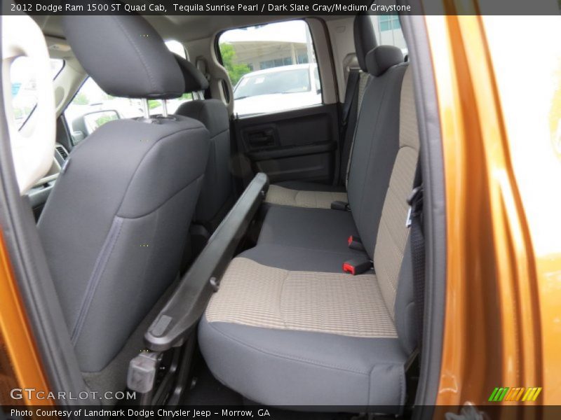 Tequila Sunrise Pearl / Dark Slate Gray/Medium Graystone 2012 Dodge Ram 1500 ST Quad Cab