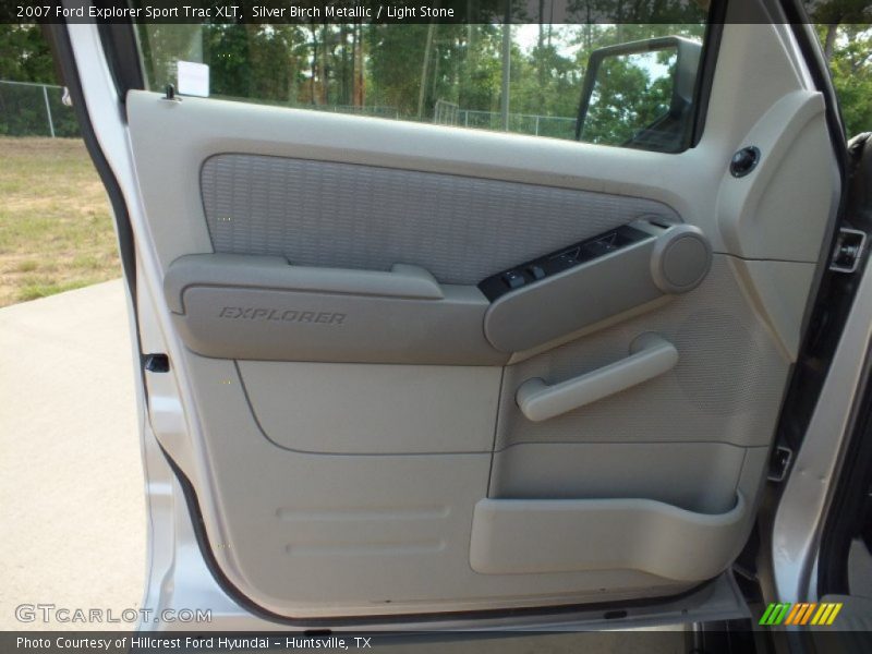 Silver Birch Metallic / Light Stone 2007 Ford Explorer Sport Trac XLT