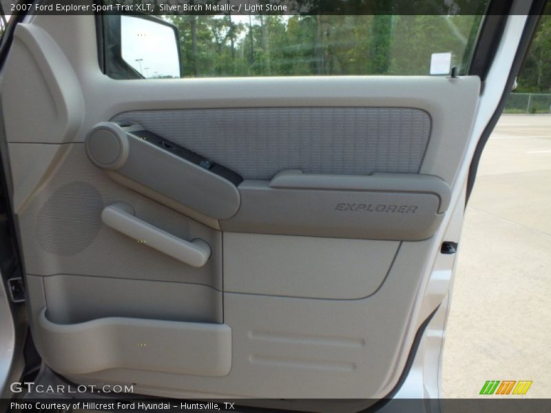 Silver Birch Metallic / Light Stone 2007 Ford Explorer Sport Trac XLT