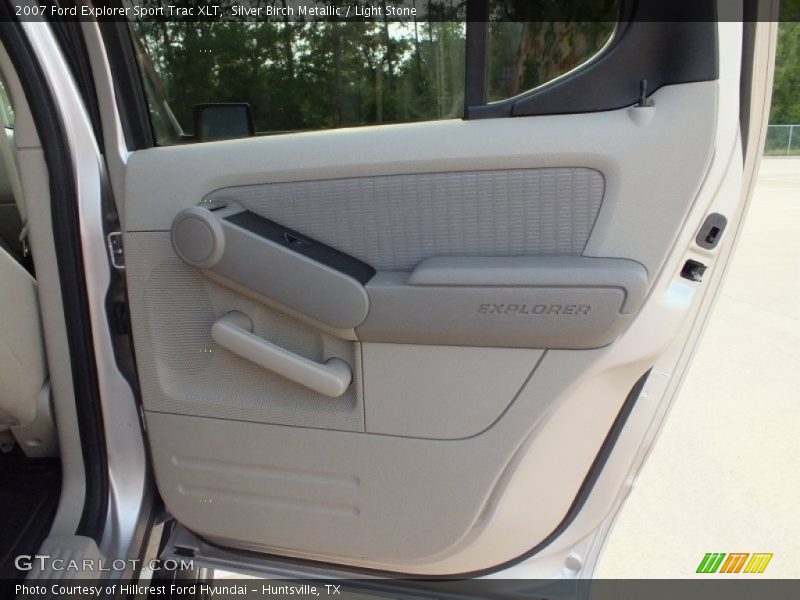 Silver Birch Metallic / Light Stone 2007 Ford Explorer Sport Trac XLT