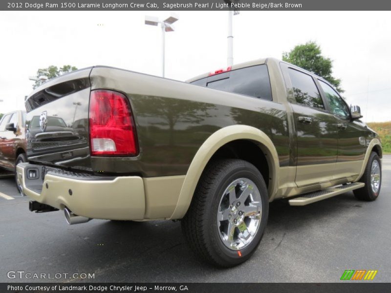  2012 Ram 1500 Laramie Longhorn Crew Cab Sagebrush Pearl