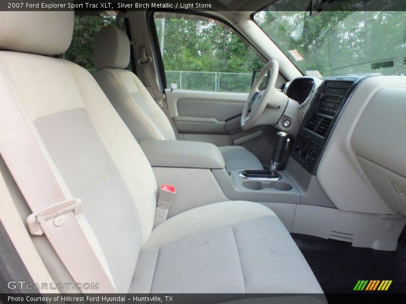 Silver Birch Metallic / Light Stone 2007 Ford Explorer Sport Trac XLT