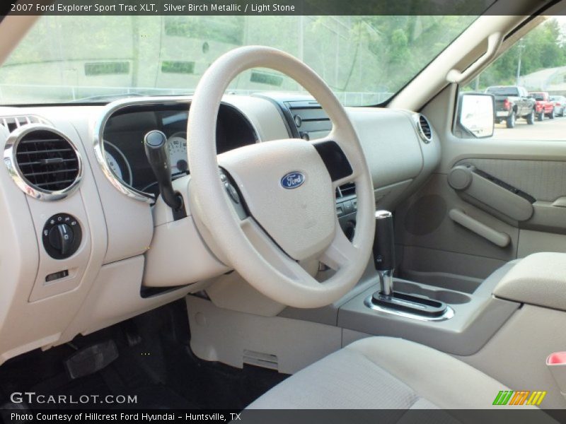 Silver Birch Metallic / Light Stone 2007 Ford Explorer Sport Trac XLT