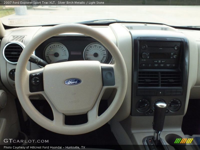 Silver Birch Metallic / Light Stone 2007 Ford Explorer Sport Trac XLT