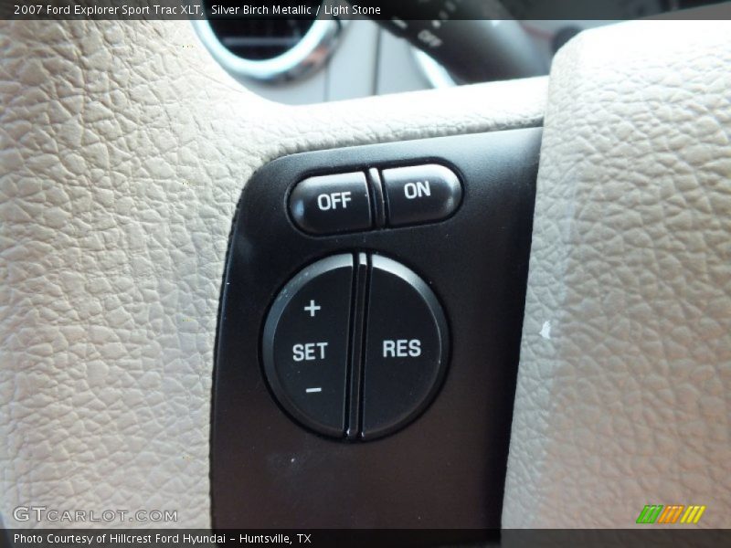 Silver Birch Metallic / Light Stone 2007 Ford Explorer Sport Trac XLT