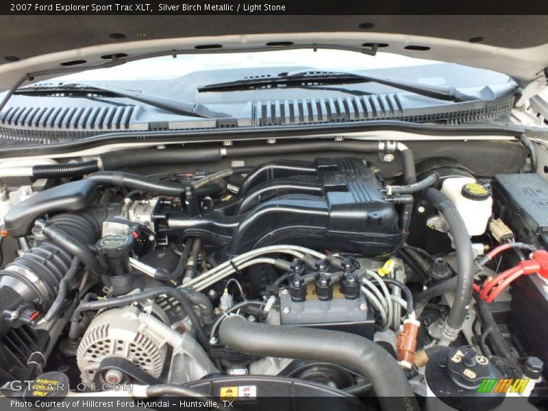 Silver Birch Metallic / Light Stone 2007 Ford Explorer Sport Trac XLT