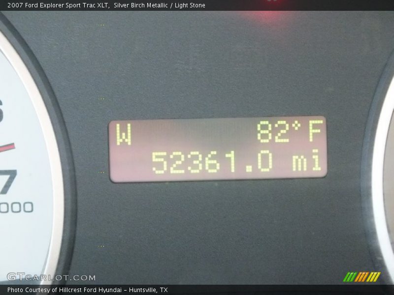 Silver Birch Metallic / Light Stone 2007 Ford Explorer Sport Trac XLT