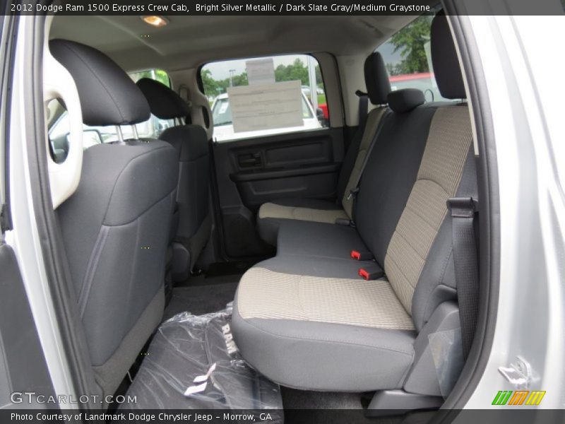 Bright Silver Metallic / Dark Slate Gray/Medium Graystone 2012 Dodge Ram 1500 Express Crew Cab