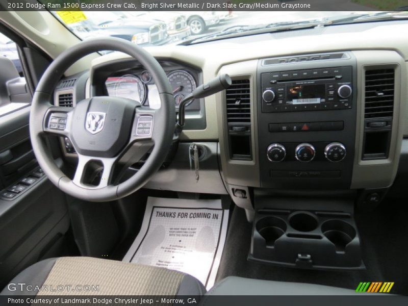 Bright Silver Metallic / Dark Slate Gray/Medium Graystone 2012 Dodge Ram 1500 Express Crew Cab