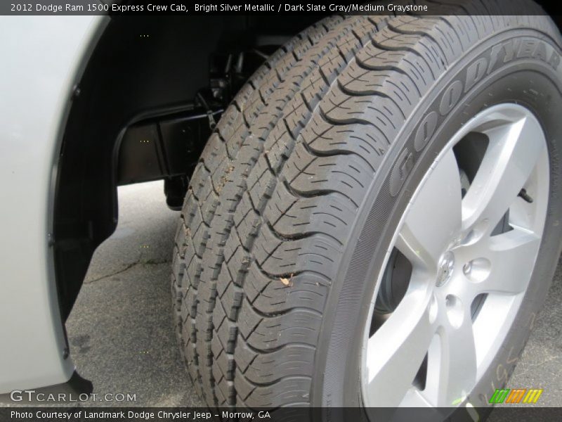 Bright Silver Metallic / Dark Slate Gray/Medium Graystone 2012 Dodge Ram 1500 Express Crew Cab