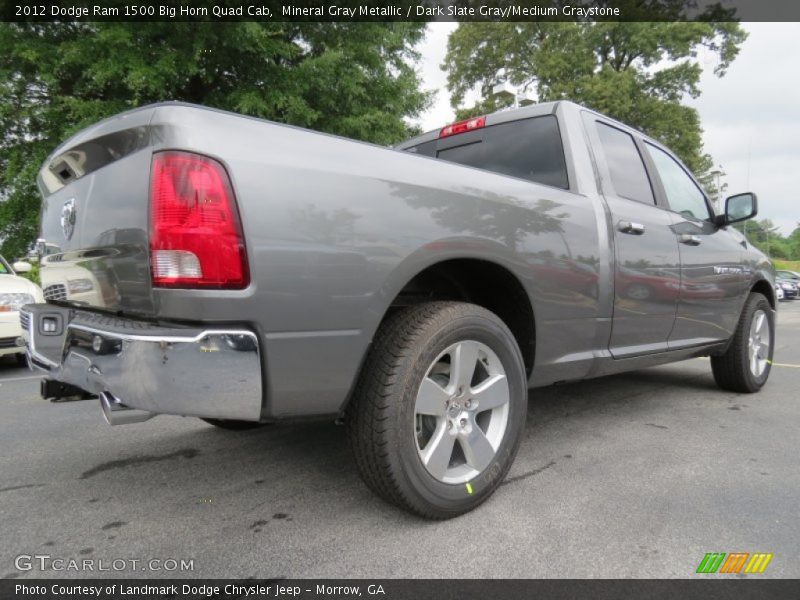 Mineral Gray Metallic / Dark Slate Gray/Medium Graystone 2012 Dodge Ram 1500 Big Horn Quad Cab