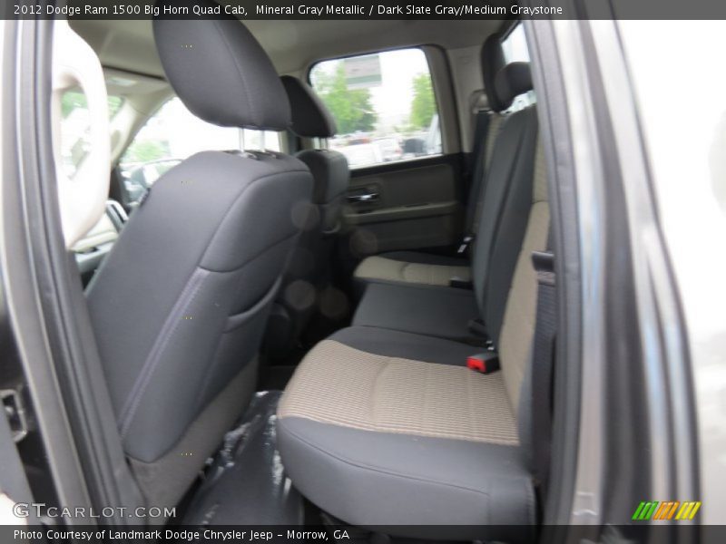 Mineral Gray Metallic / Dark Slate Gray/Medium Graystone 2012 Dodge Ram 1500 Big Horn Quad Cab