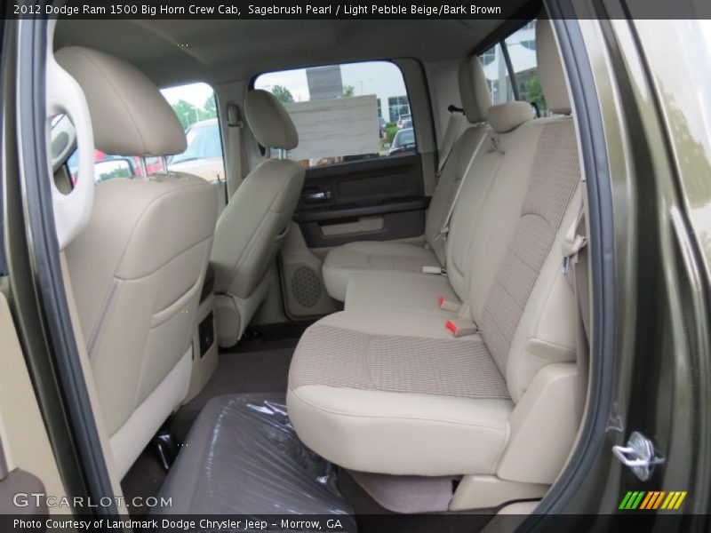 Sagebrush Pearl / Light Pebble Beige/Bark Brown 2012 Dodge Ram 1500 Big Horn Crew Cab
